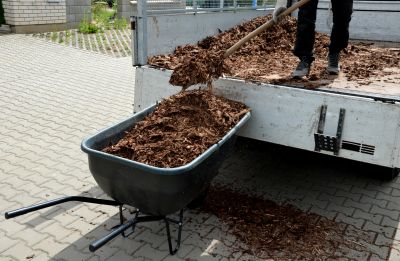 Mulch Delivery Trucks
